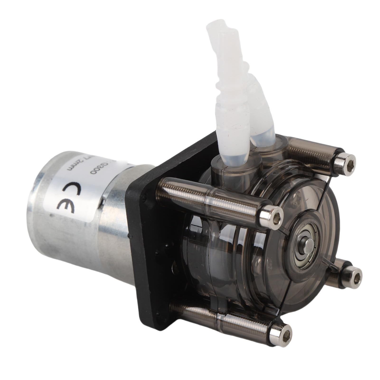 Generic Pompe Péristaltique, Conception Stable, Haut Débit, Moteur à Courant Continu 300 Ml/min, Pompe de Dosage de Liquide pour Aquarium en Acier Inoxydable (12V)