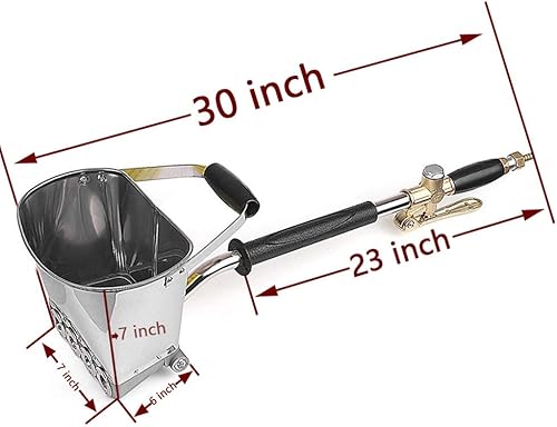 Miniatura 2 de Beduan Pistola pulverizadora de mortero de cemento neumático de 4 chorros, estuco de yeso, herramienta automática para jadear aire para pared