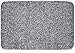 Produktbild BEAU JARDIN Türmatte Schmutzfangmatte Fußabtreter Innen Fußmatte Sauberlaufmatte Schmutzabstreifer Fußabstreifer Türvorleger für Haustür Eingangsbereich Teppich 45,5x71cm Grau