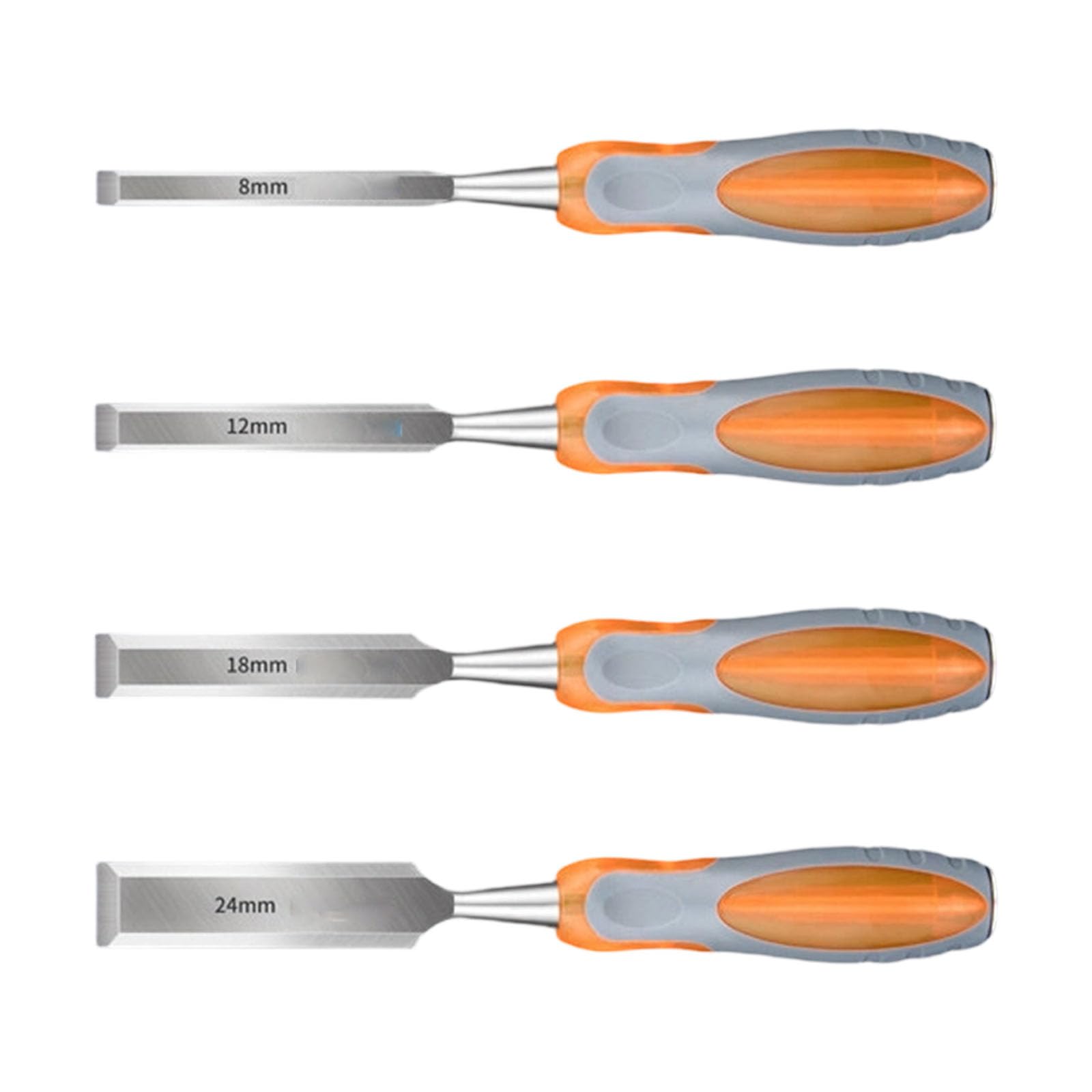 4Pcs Multifunctional Woodworking Carving Gouge Set High Hardness Cutter Flat Gouge Multiple for Professional Accuracy Wood Set