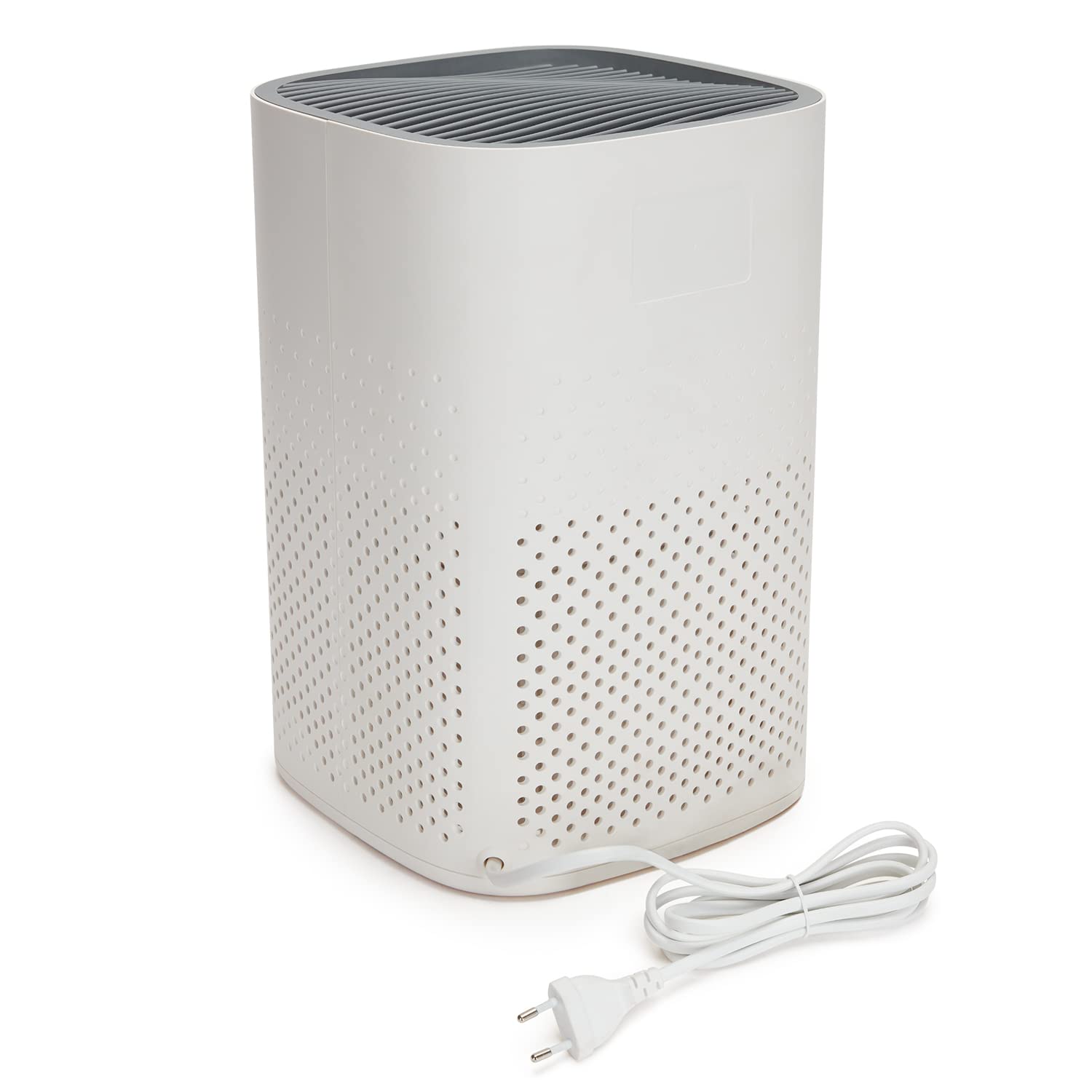 Aiwa PA-100: Purificador de Aire con Filtro H13 HEPA, Ionizador, Filtración 99,95%, Ultra Silencioso, Temporizador, 3 Velocidades de Ventilación, UV LED, 17 m², Control Táctil, Blanco