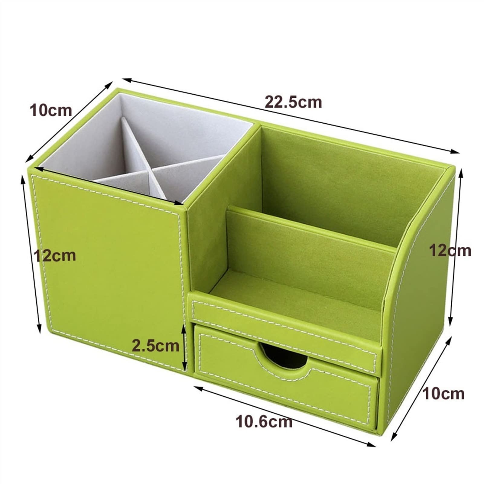 Etui na wizytówki Materiały do ​​przechowywania w domu Materiały biurowe PU Skórzany organizer na biurko Pojemnik na długopisy Ołówek Wizytówki firmowe Pudełka do przechowywania pilota Uchwyt na kartę