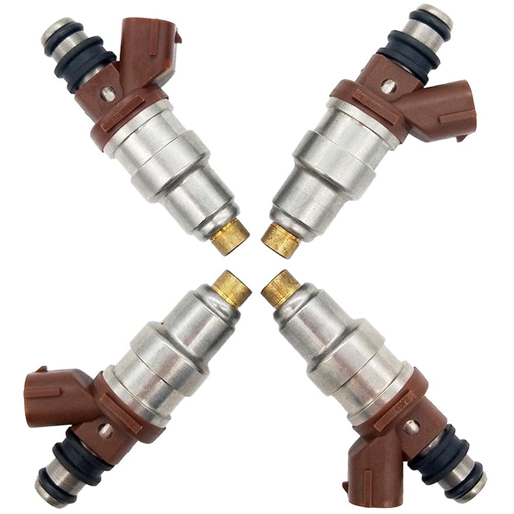 Amazon.com: Germban 23250-75050 4pcs Set Fuel Injectors 2 Holes