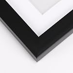 Giftgarden 14 Pack cadres d'image noir avec tapis pour différentes tailles Photos, Assortiment de cadre maté ensemble comprenant deux 11x14, Six 8x10, Six 5x7, Collage de cadre pour affichage mural ou tabletop