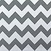 Waterproof Outdoor Chevron Canvas Grey/White 60 inch Fabric By the Yard (F.E.)