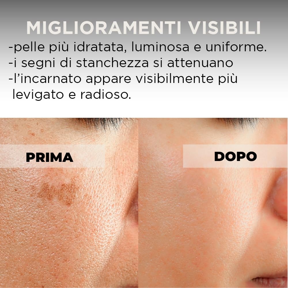Classkin, Crema Viso Leggera Idratante Antirughe Rigenerante con Bakuchiol, Vitamina C, Acido Ialuronico e Niacinamide, Giorno e Notte per Pelle Luminosa,Uniforme e Tonica, Anti-Età Donna e Uomo,50 ml