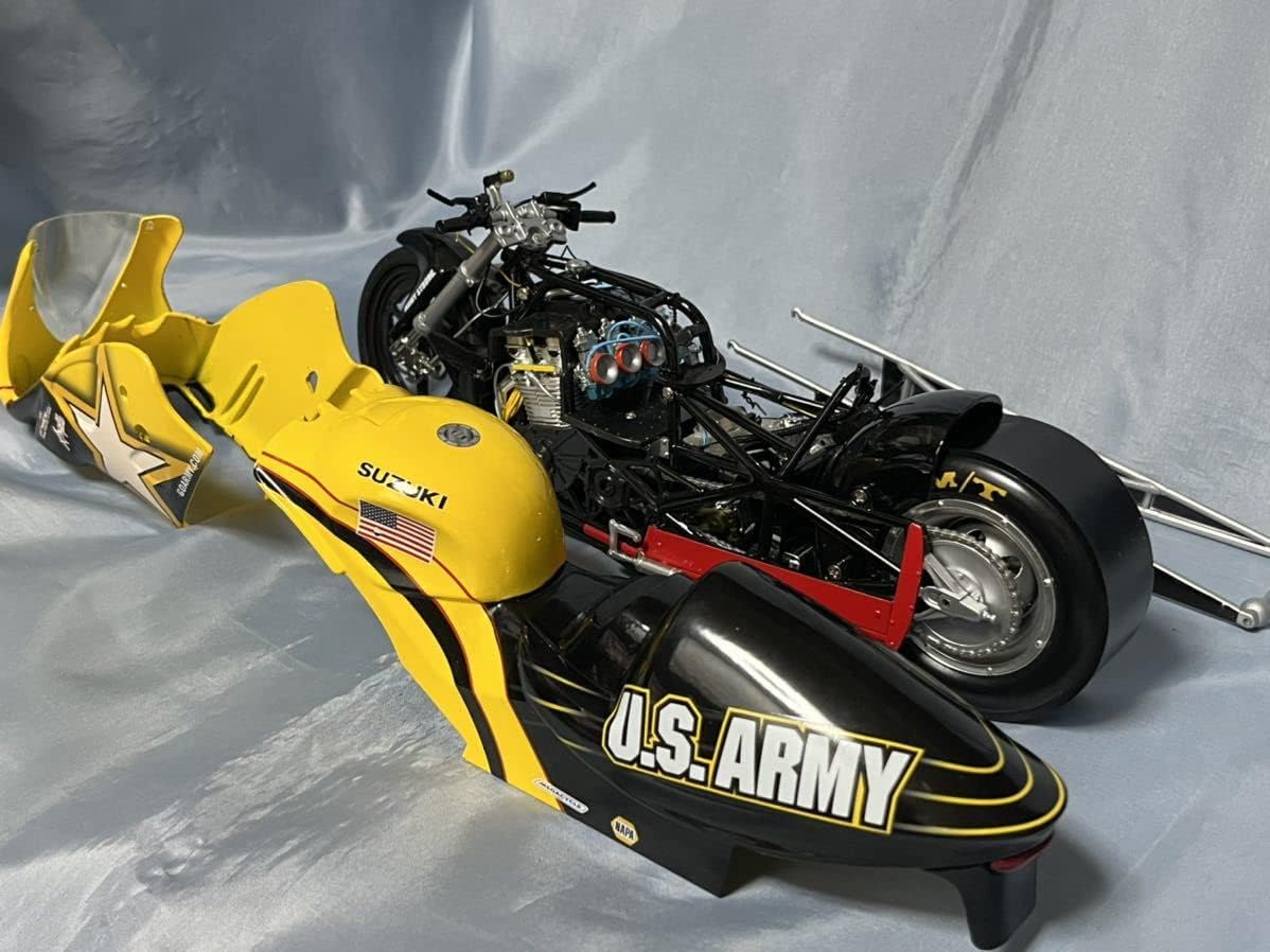 フレット】US アーミースズキ NHRA プロ ストック モーターサイクル