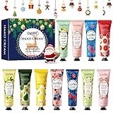 【Perfect Gift Choice】¡No esperes al verano para tener una piel suave! La crema hidratante de manos puede contrarrestar los peores efectos del invierno, como el agrietamiento y la descamación, y hacer que la piel seca sea suave y flexible en cualquier temporada. Ingredientes naturales de lujo - Contiene varios extractos de fragancias vegetales, que hacen que nuestra crema de manos sea suave, reparadora de la piel dañada y antienvejecimiento.
