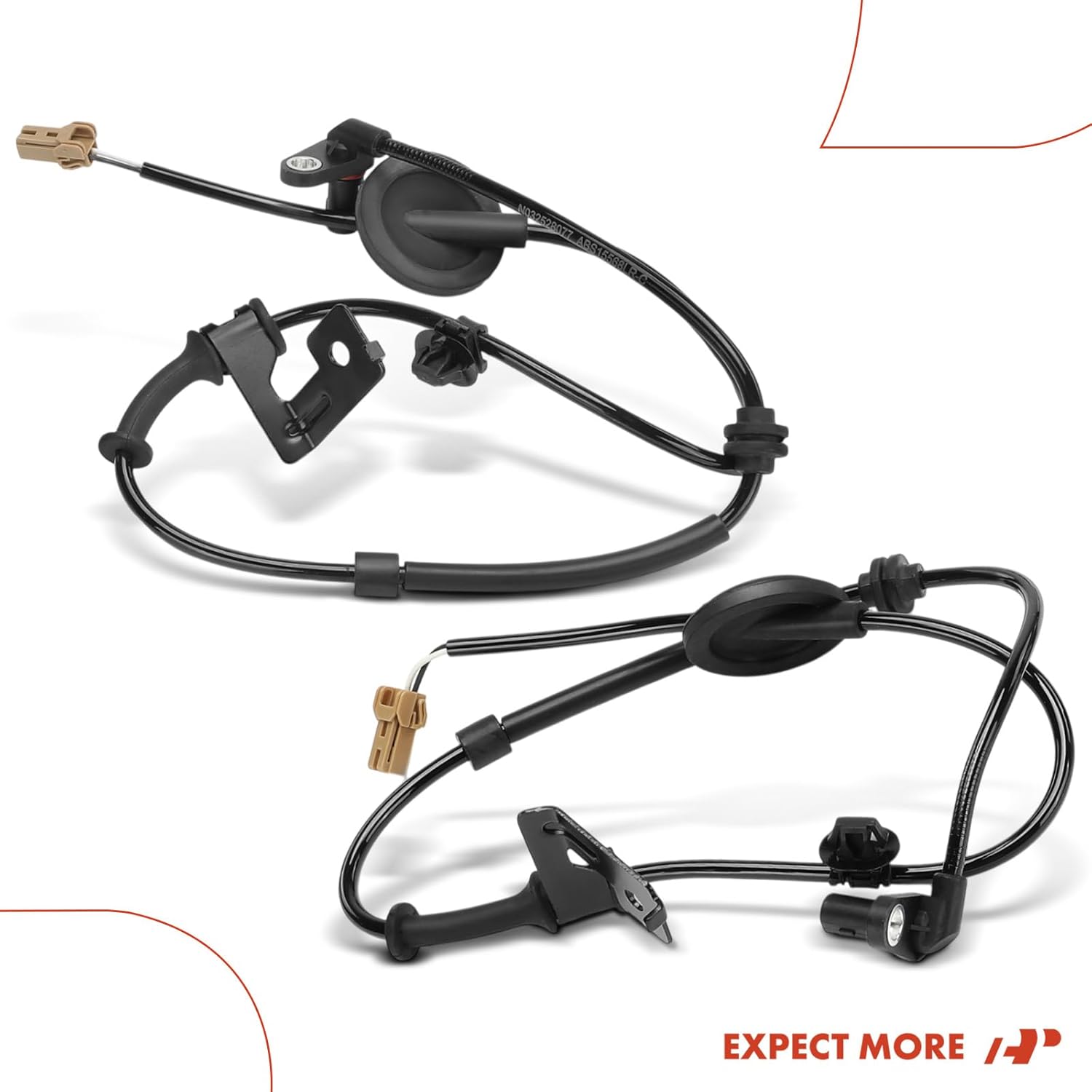 A-Premium 2PCS Rear ABS Wheel Speed Sensor Compatible with Kia Models - Rio 2012 2013 2014 2015 2016 2017