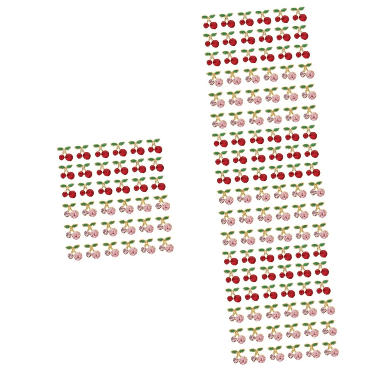 Healeved 144pièces Décorations Cerise Charms Nail Art Accessoires Manucure Pour Et Événements Festifs