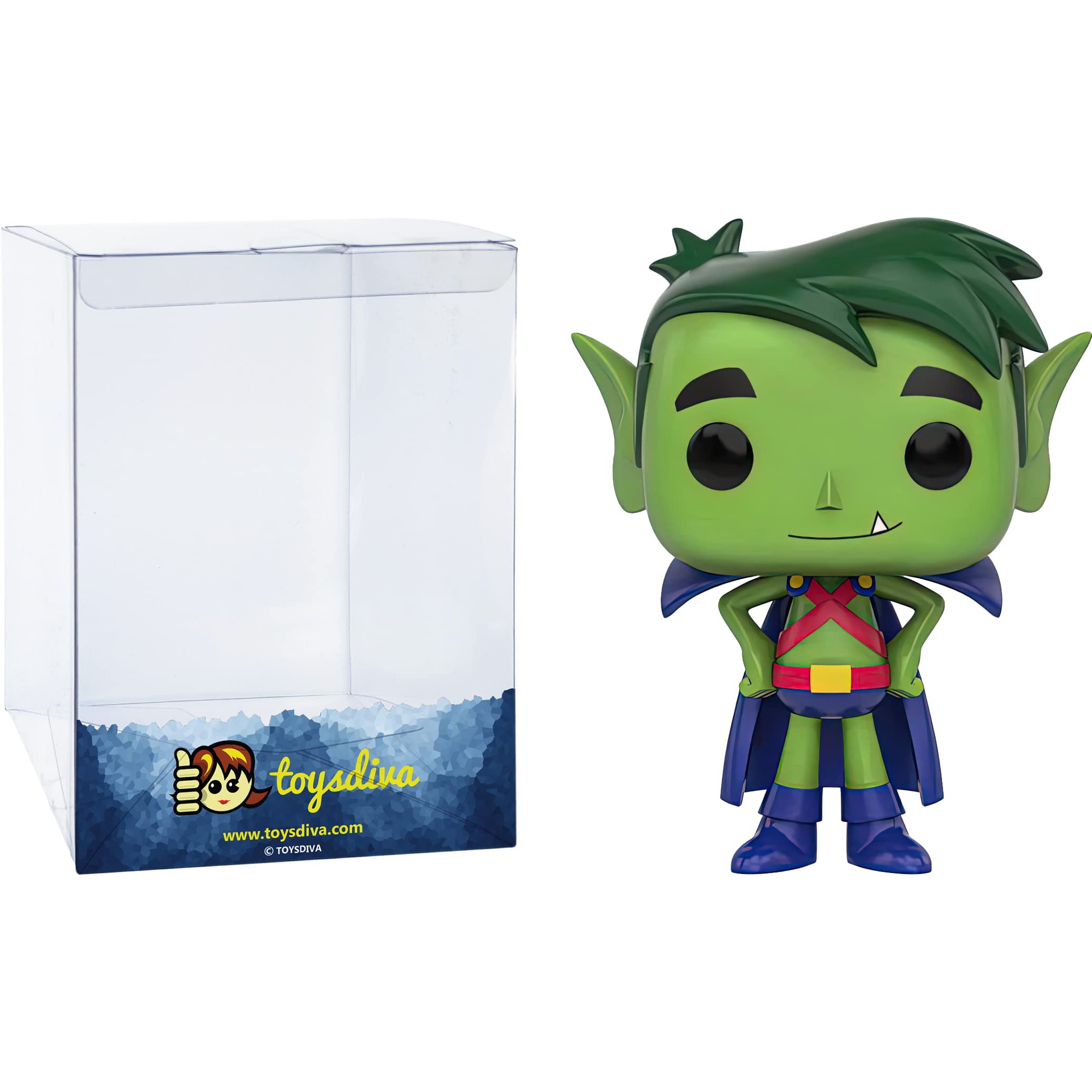 B e a s t Boy as M a r t i a n Manhunter (Toys R Us Exc): P o p ! TV Vinyl Figurine Bundle with 1 Compatible 'ToysDiva' Graphic Protector (337 - 10272 - B)