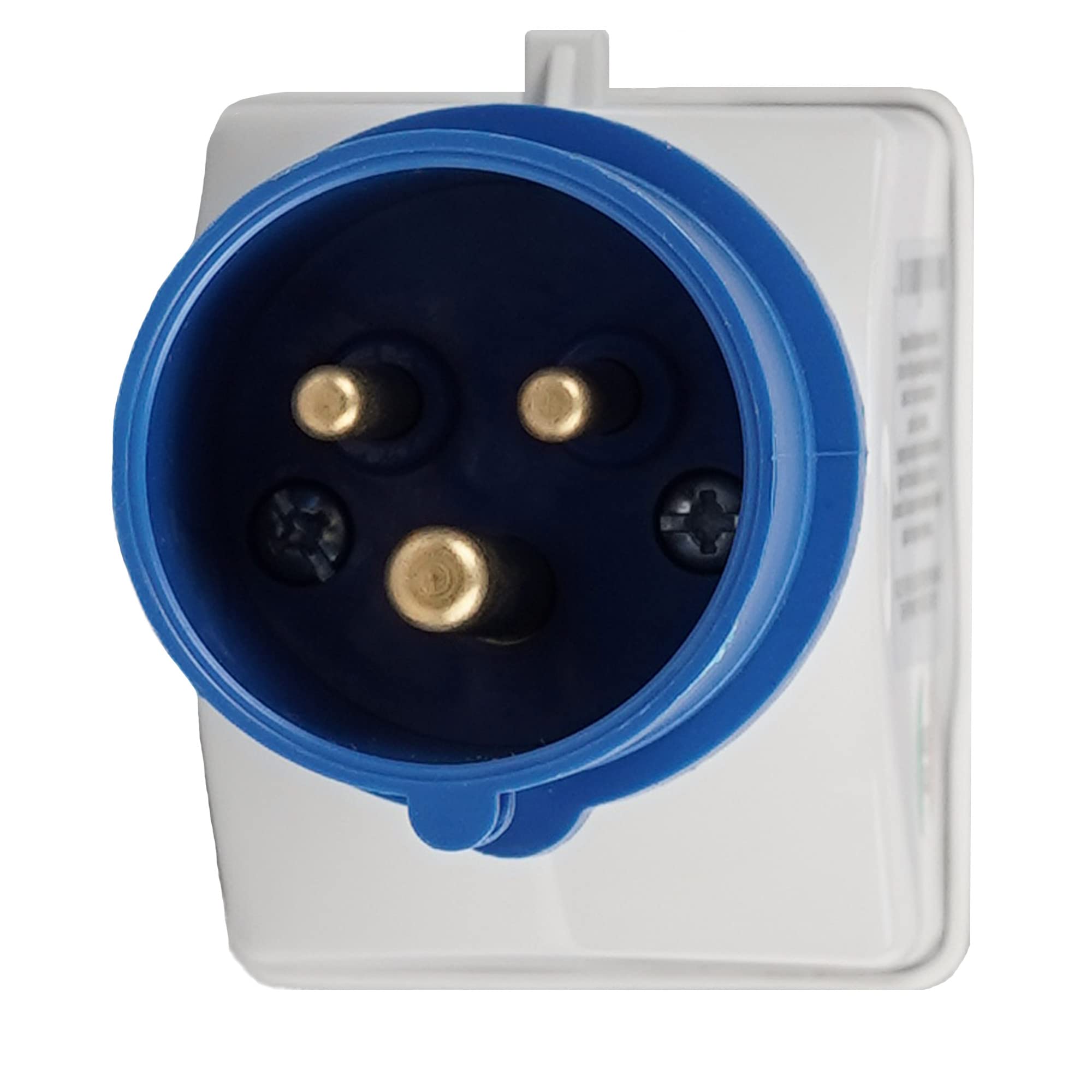 WOLFPACK LINEA PROFESIONAL - Adaptador Industrial Cetac Schuko Simple 2p Con Tapa