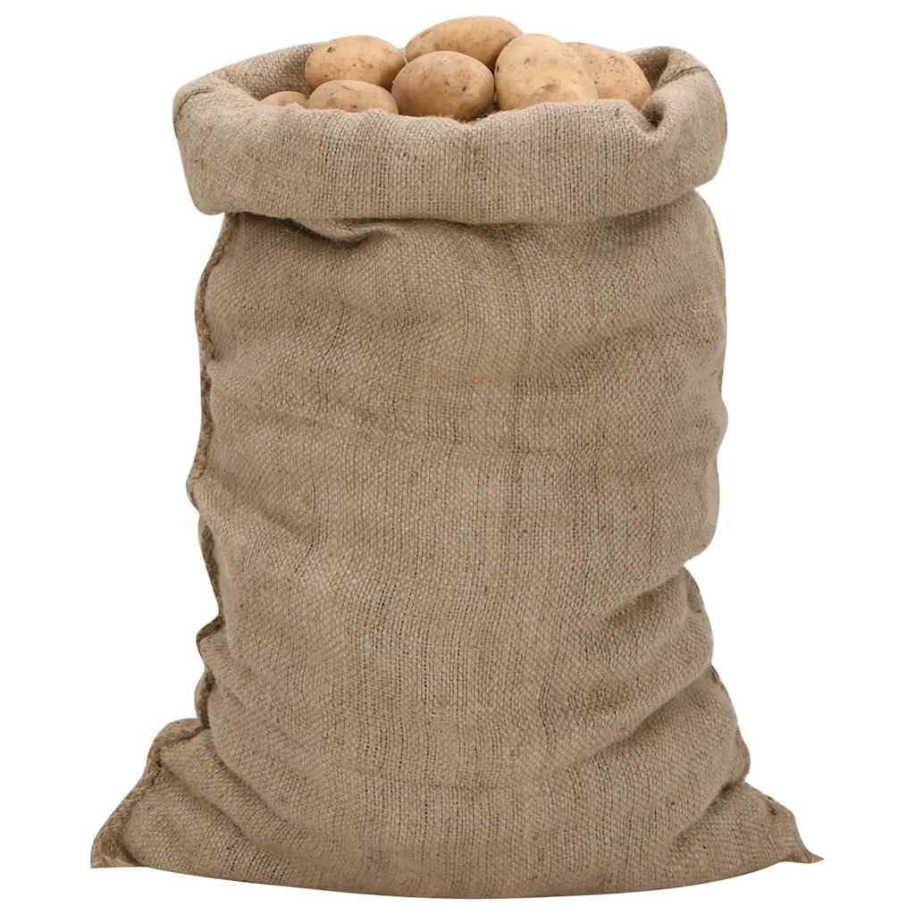 30x Jutesäcke 60 x 105 cm Garten-Säcke für Erde Pflanzen Kartoffeln Getreide Lagerung Transport