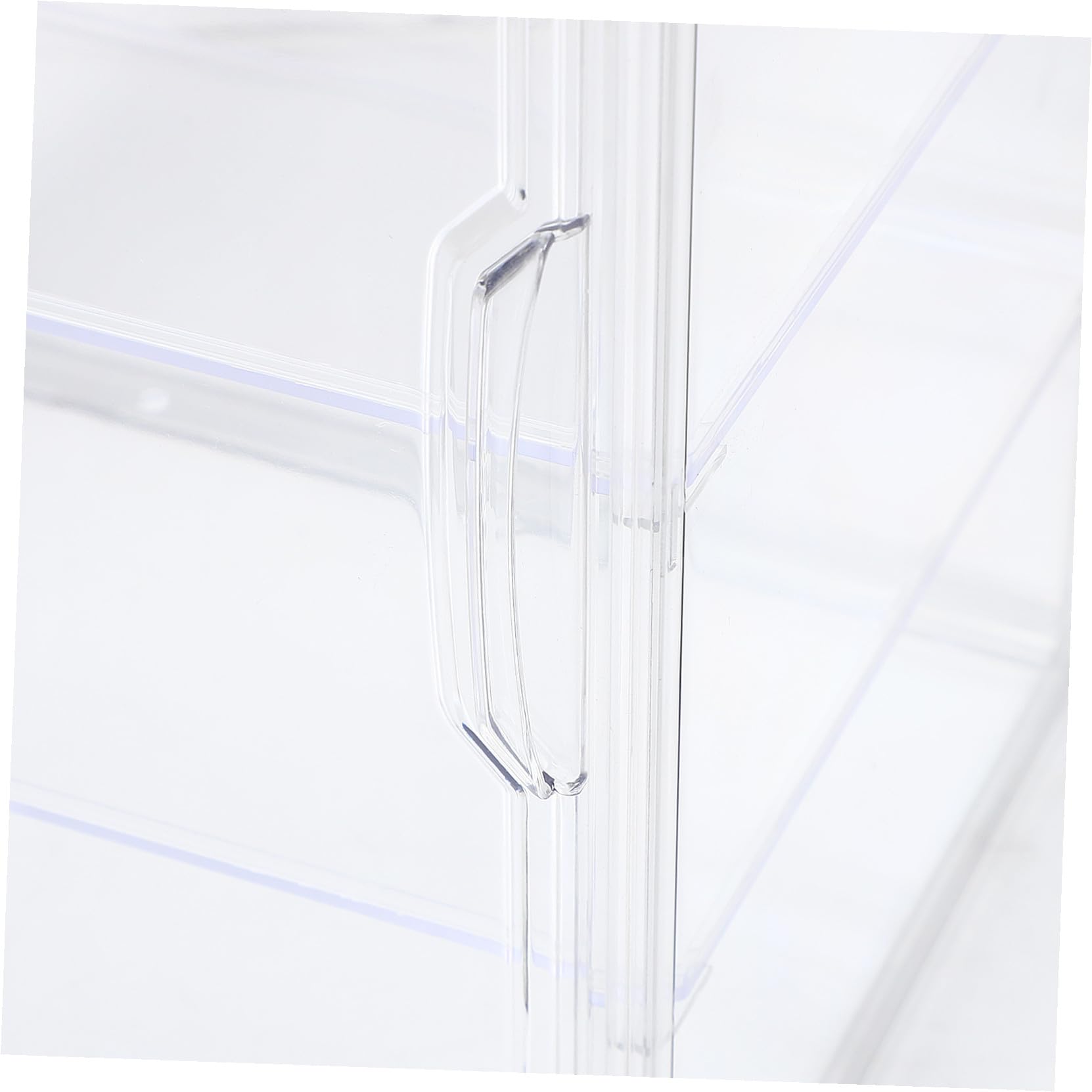 Exhibidor Funcional y Puerta Magnética de Acrílico con 4 Niveles Ajustables Vitrina de Pan Transparente para Encimera de Cocina para Repostería y Almacenamiento