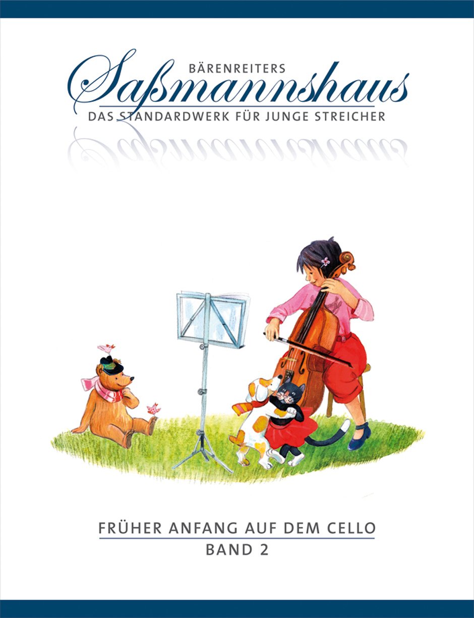 Primo inizio sul violoncello volume 2 + 3 | Una scuola di violoncello per bambini | Saßmannshaus | BA09692 + BA09693 | Bärenreiter Verlag | ISMN 9790006536559 + 9790006536566 | soundman Colophonium
