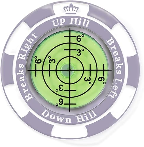 Miniatura 7 de SlopeMaster ProGreen Reader - Marcador de pelota de golf con ayuda de lectura verde de alta precisión, accesorios de golf para hombres y mujeres