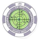 SlopeMaster ProGreen Reader - Golf Ball Marker with High Precision Green Reading Aid Golf Accessories for Men Women (Light Purple)