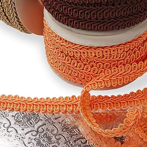 3/8 X 10 Yards Gold Metallic Gimp Braid Trim #TOP3