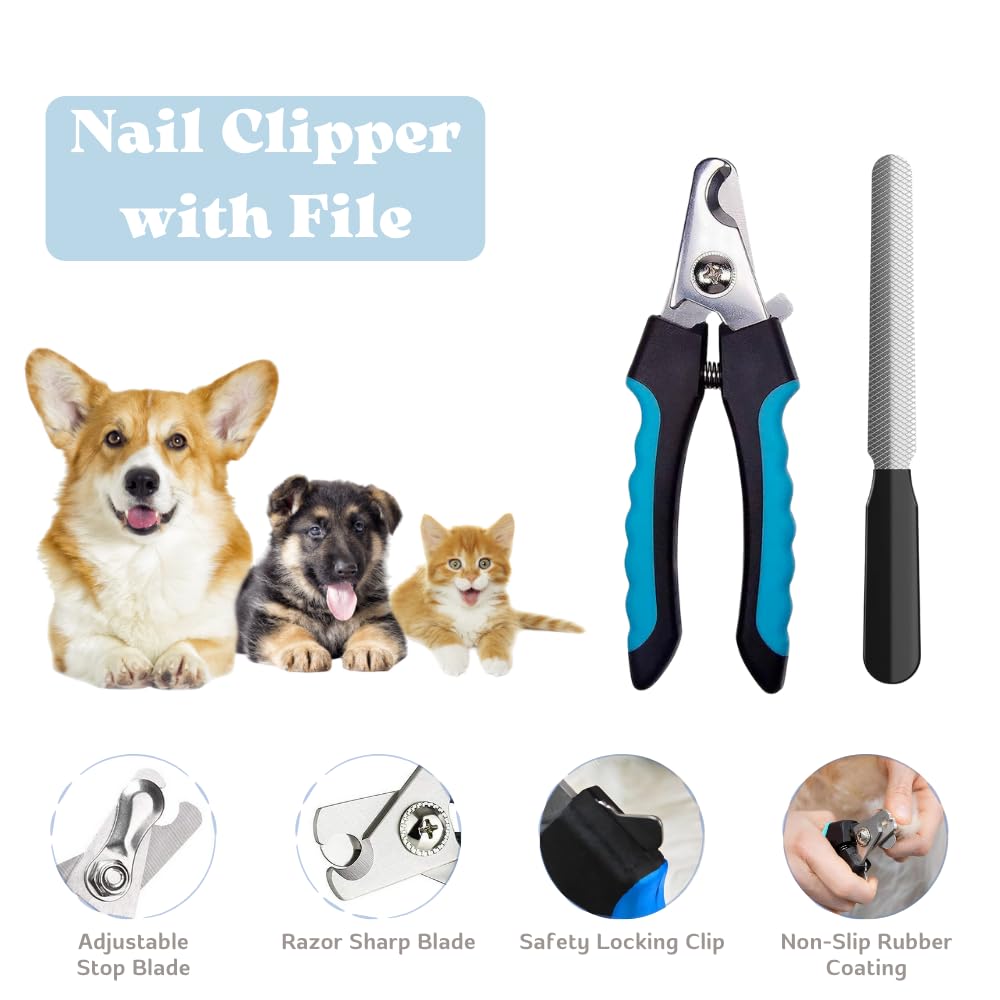 PupLuxe Puppy Starter Kit Blue 22 Piece Kit Great for Dog Training New Dog Bundle - image 3