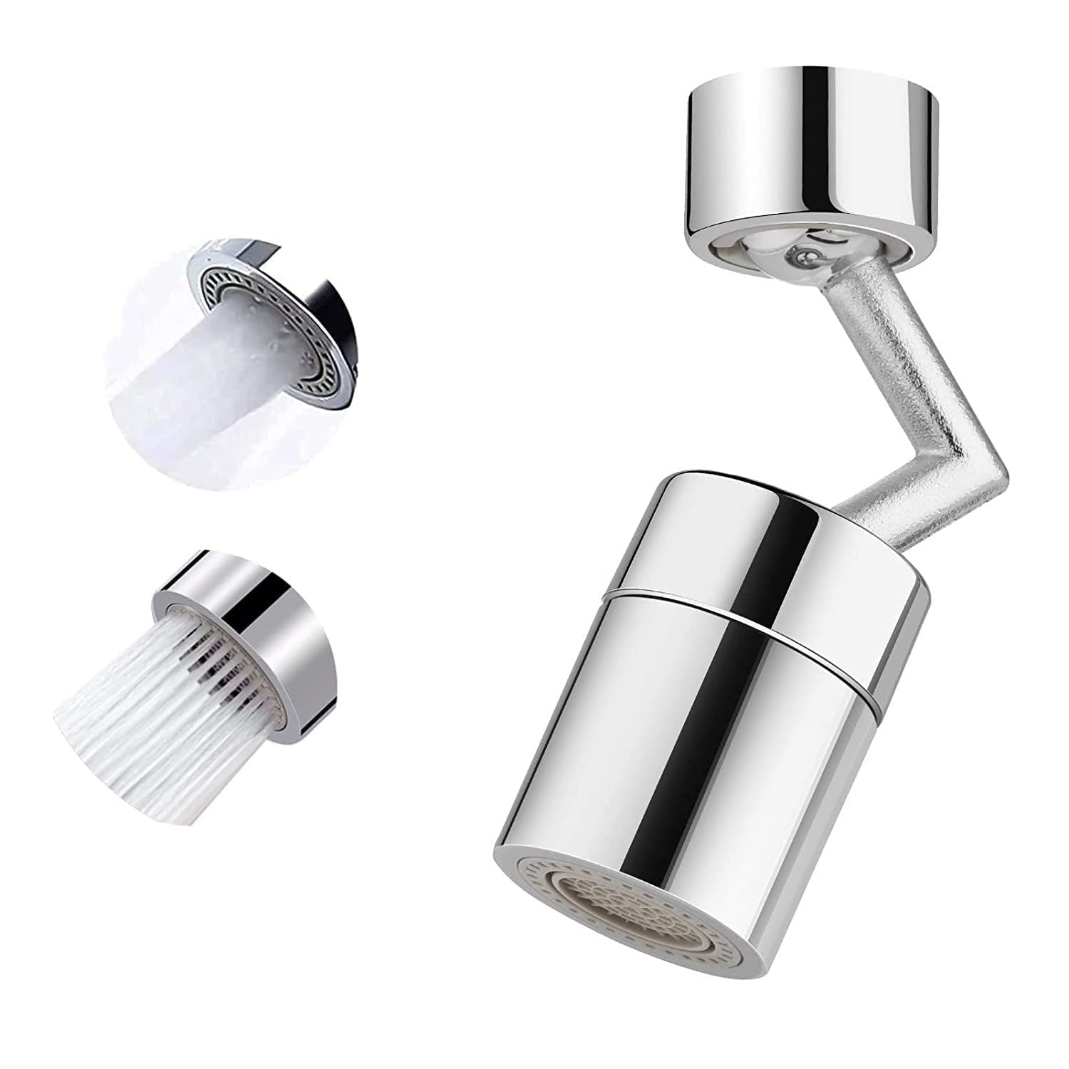 Fayby Multifunctional 720° Rotating Faucet Extender | Swivel Facet Wash Basin Aerator Sink Face Wash | Kitchen Faucet Aerator (Silver) (B0BNJ4LZRQ) Amazon Price History, Amazon Price Tracker