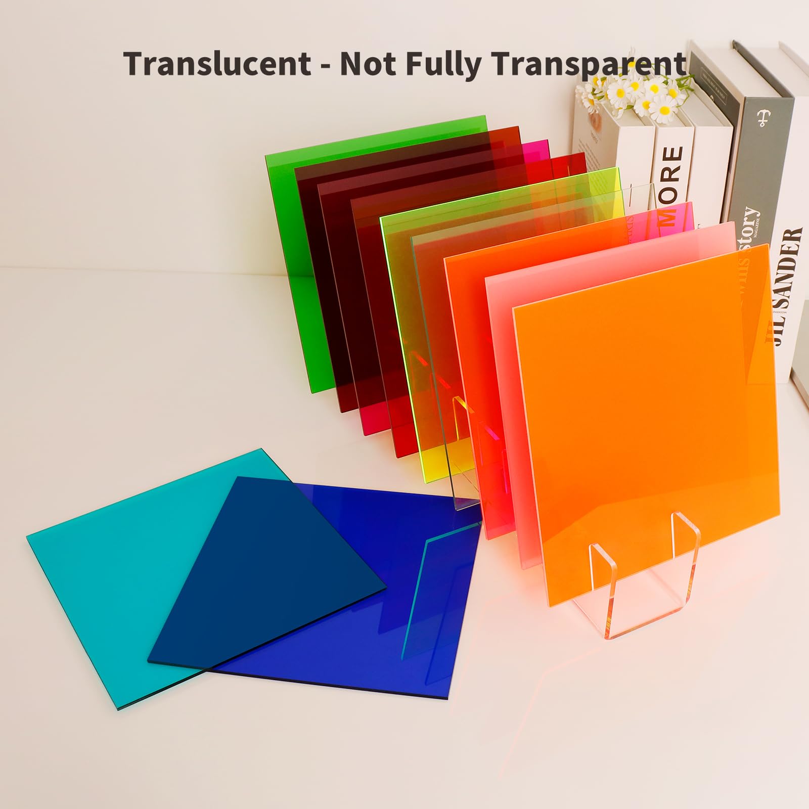 Translucent Acrylic Sheets - 2 Pack for Crafts & DIY -7 Translucent Acrylic Sheets - 2 Pack for Crafts & DIY -7