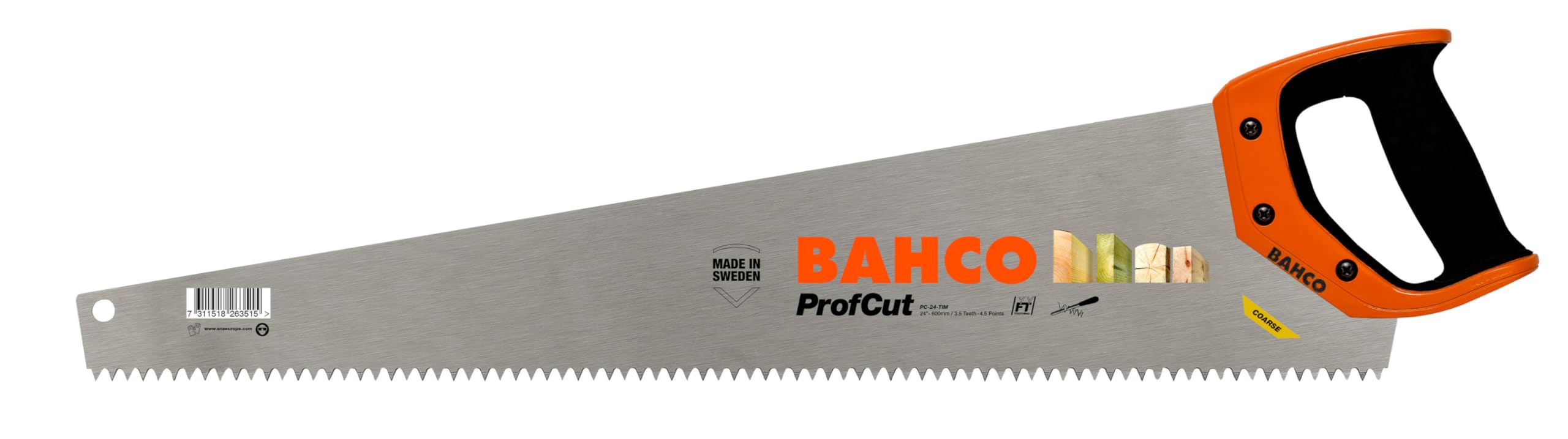 Bahco PC-24-Tim Scie à bois 60 cm (Import Grande Bretagne)