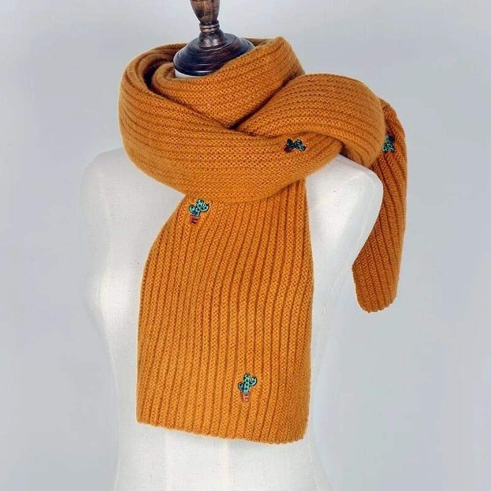 Schal Mode Schal Weibliche Winter Studenten Wild Strick Lange Dicke Warm Harajuku Stil Kleiner Frischer Wollkragen