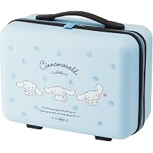 Skater TCOC15-A Hard Carry-on Case with Bottom Feet with Mesh Pockets, 3.5 gal 15 L Sanrio Cinnamoroll, Watercolor Cosmetics