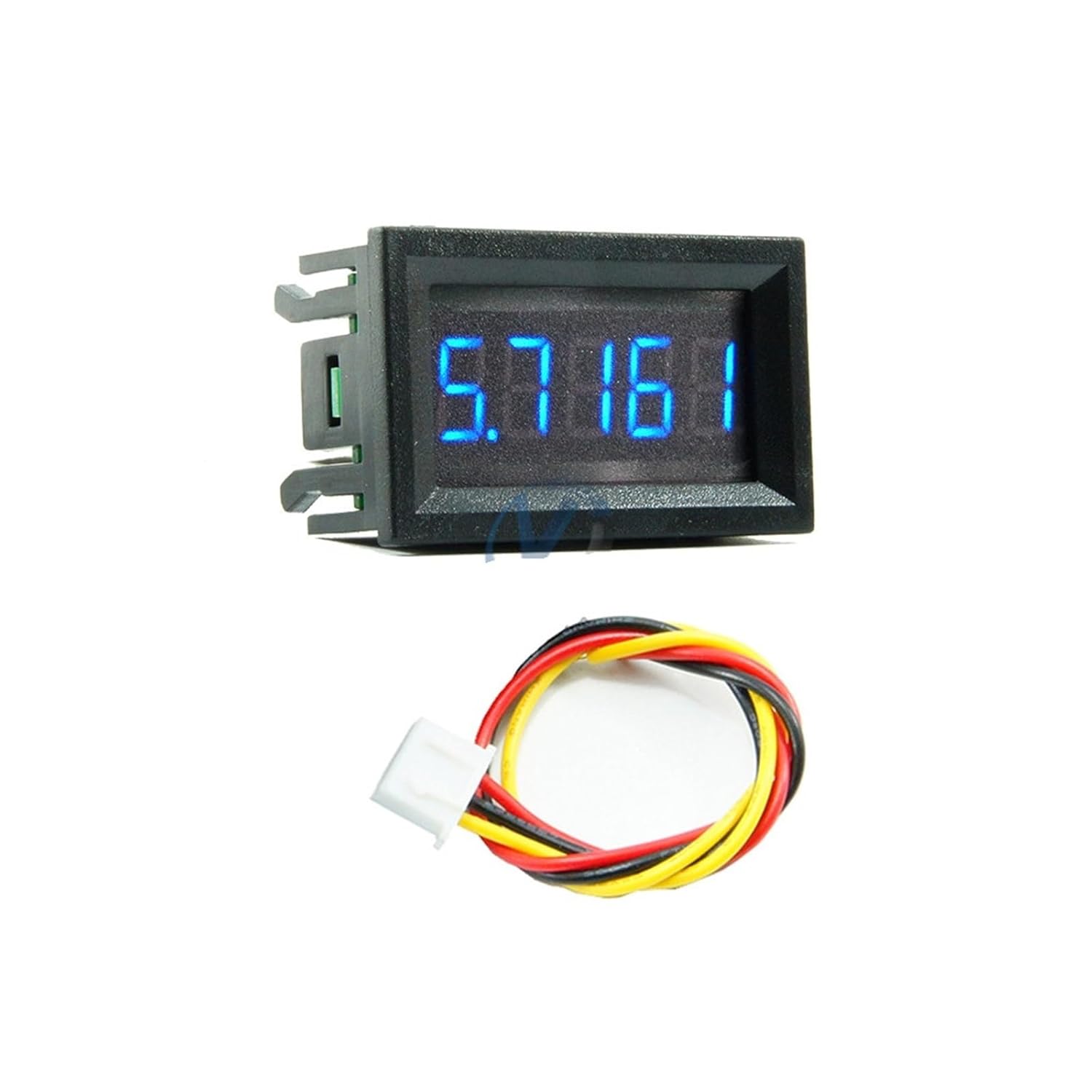 DC 0-33V 0.56 Inch 0.56" 3 Wire 5 Digit Bit Digital Display High Precision Volt Voltmeter Voltage Meter Tester Red/Blue/Green(Blue)