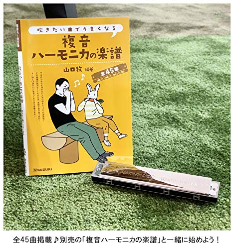 Suzuki Humming Tremolo SU21HC Harmonica 21 trous Humming DO Argenté - Les Beatles, Paul McCartney, John Lennon, RIngo Starr, George Harrison Suzuki Humming Tremolo SU21HC Harmonica 21 trous Humming DO Argenté – Image 7
