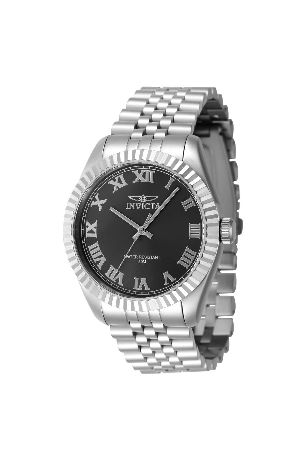 Invicta Stainless Steel Analogue Black Dial Mens Watch-47396, Band Color:Silver (B0D4X8QG9M) Amazon Price History, Amazon Price Tracker