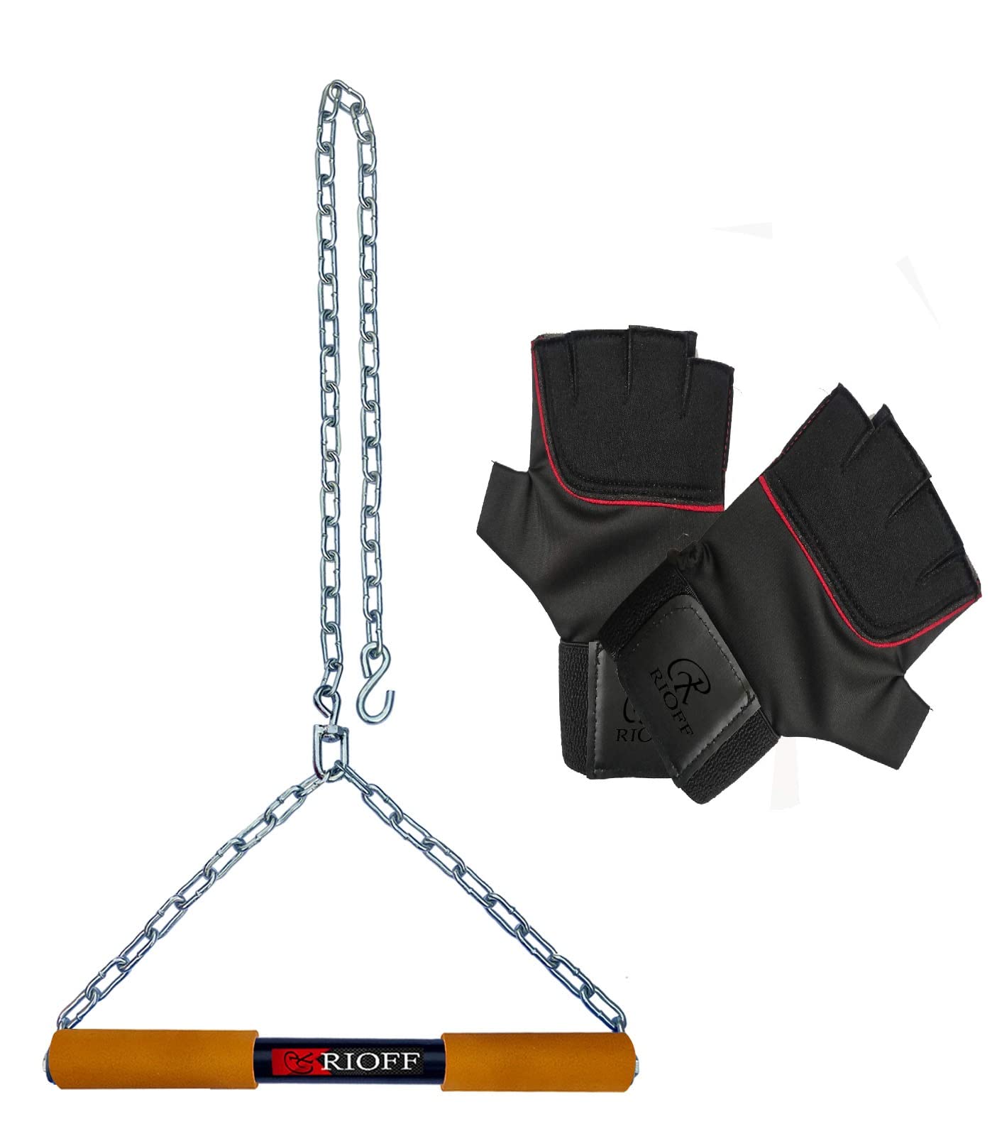 See full amazon price history chart for Rioff® Hanging rod Pull Up Bar for Height Increaser and Pull Exercise with Heavy Chain With Weight Lifting Gloves 6FT Orange Rioff® Hanging rod Pull Up Bar for Height Increaser and Pull Exercise with Heavy Chain With Weight Lifting Gloves 6FT Orange (B0B14D5C6L) Amazon Price History, Amazon Price Tracker