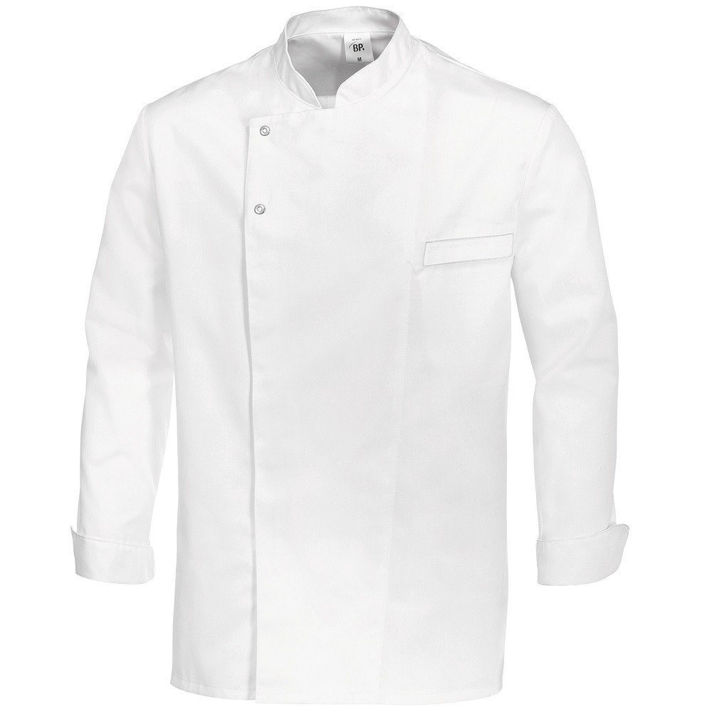 BP 1547-400-21-L, Chef's jacket, Long sleeve with cuffs 215,00 g/m², fabric blend white, L