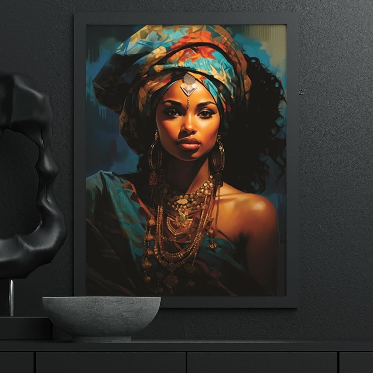Papel de arroz Belleza Africana, 29 x 40cm (1pc) - para Muebles Póster Decoupage by CRAFT KREATIVELY