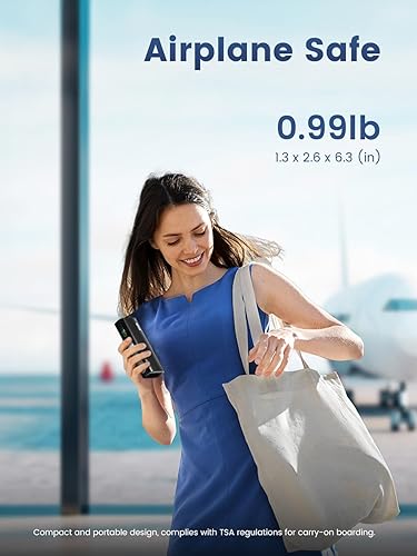 Miniatura 6 de X DIGI Power Bank 20000mAh, cargador portátil para portátil de 130 W, batería de carga rápida PD de 72 Wh, pantalla digital inteligente TFT, batería