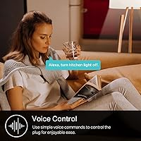 Vista 6 de Kasa Smart Plug Ultra Mini 15A, toma Wi-Fi para el hogar inteligente funciona con Alexa, Google Home e IFTTT, no requiere concentrador, certificado