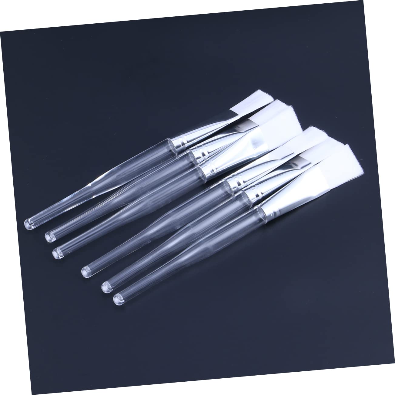 Ipetboom 192pièces Brosse Applicatrice Cristal Transparent Pour Masque Visage Outils Professionnels Pour Application De Masques Et Soins Peau