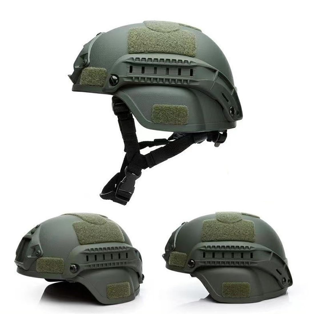 Tronikrc Tactical Helmet for Adults, MICH NIJ IIIA Military Helmet with Wendy Suspension for Outdoor, Low-Temperature and Water Resistance