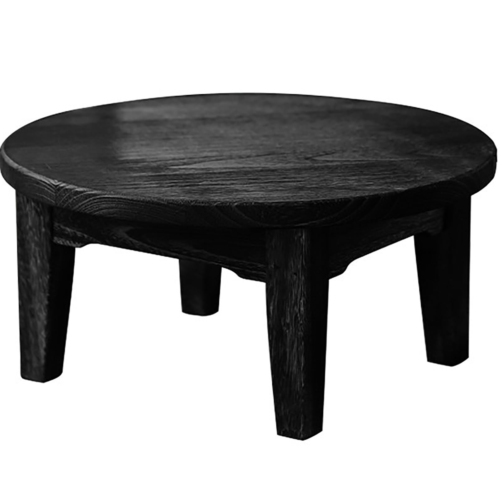 Table basse wabi-sabi en bois de paulownia texture naturelle