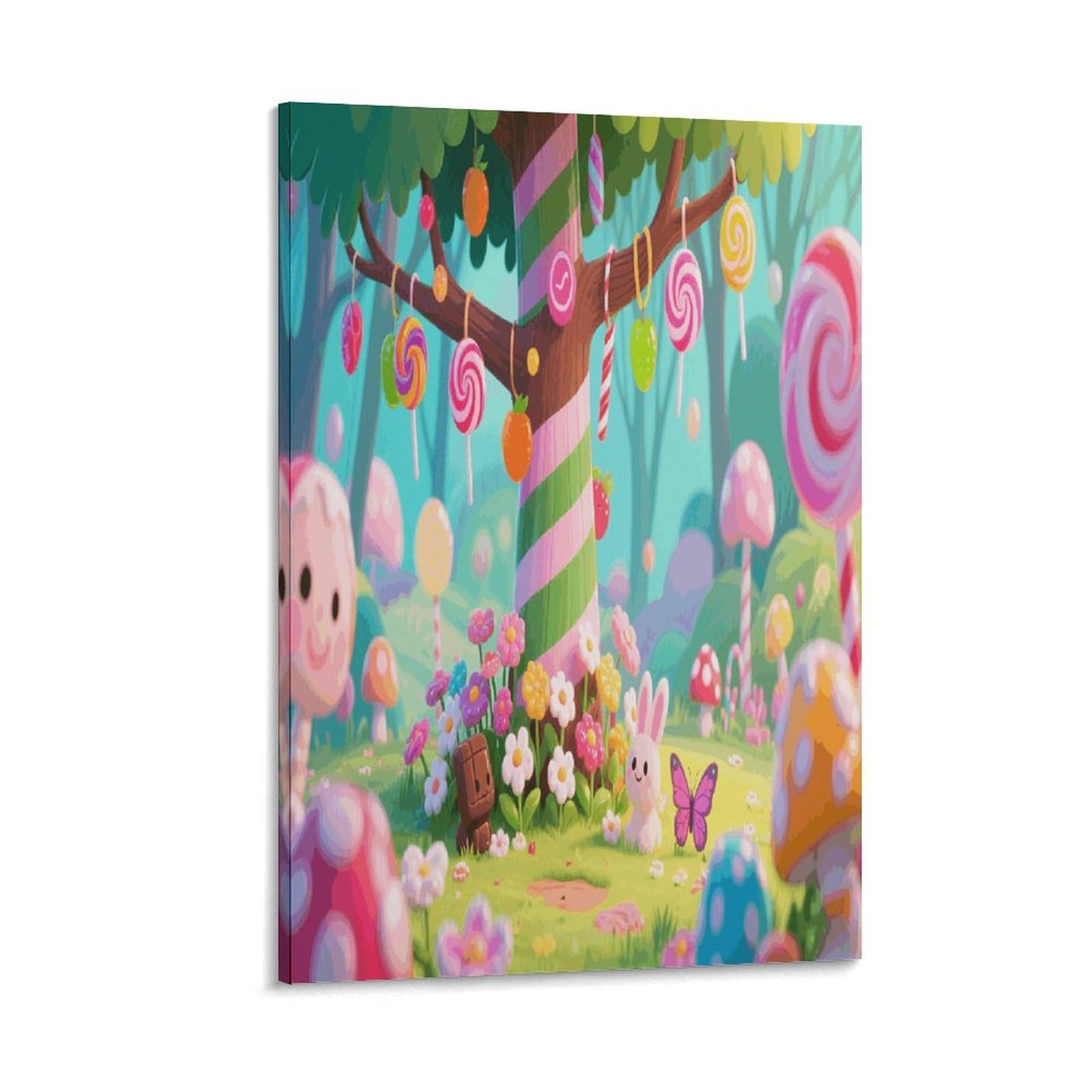 VstaDank Candy Canvas Wall Art on Canvas Prints Artwork Exquisite Decor Artwork Hang Wall Picture Hangable Decor Painting Picture Printed Poster Art for Home Decor 20x30inch(50x75cm)