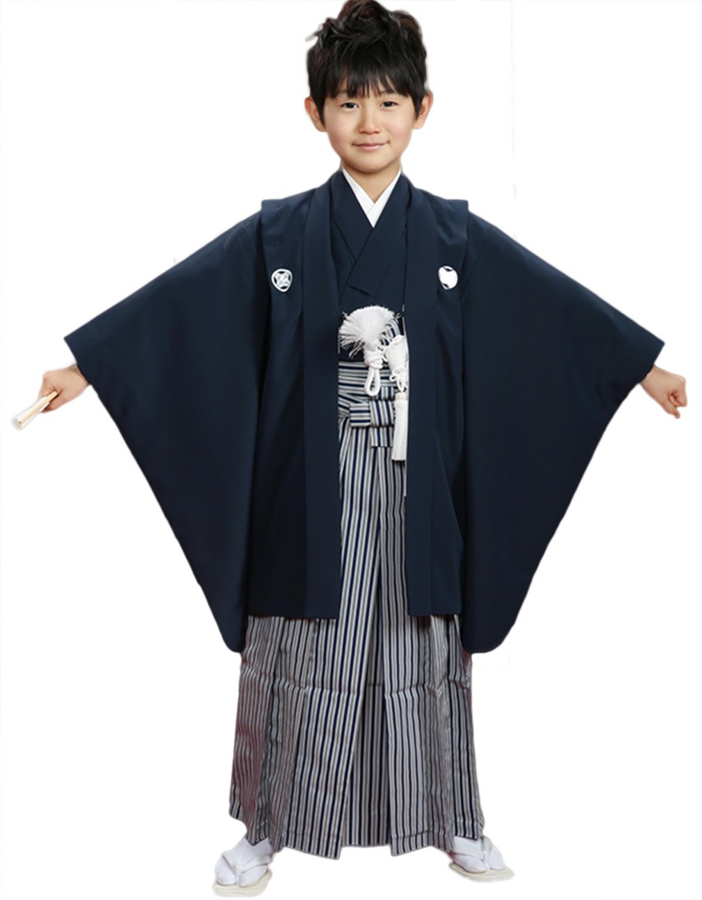 Amazon | [kimonodonya] 七五三 高級紺紋付フルセット 雪駄足袋等小物