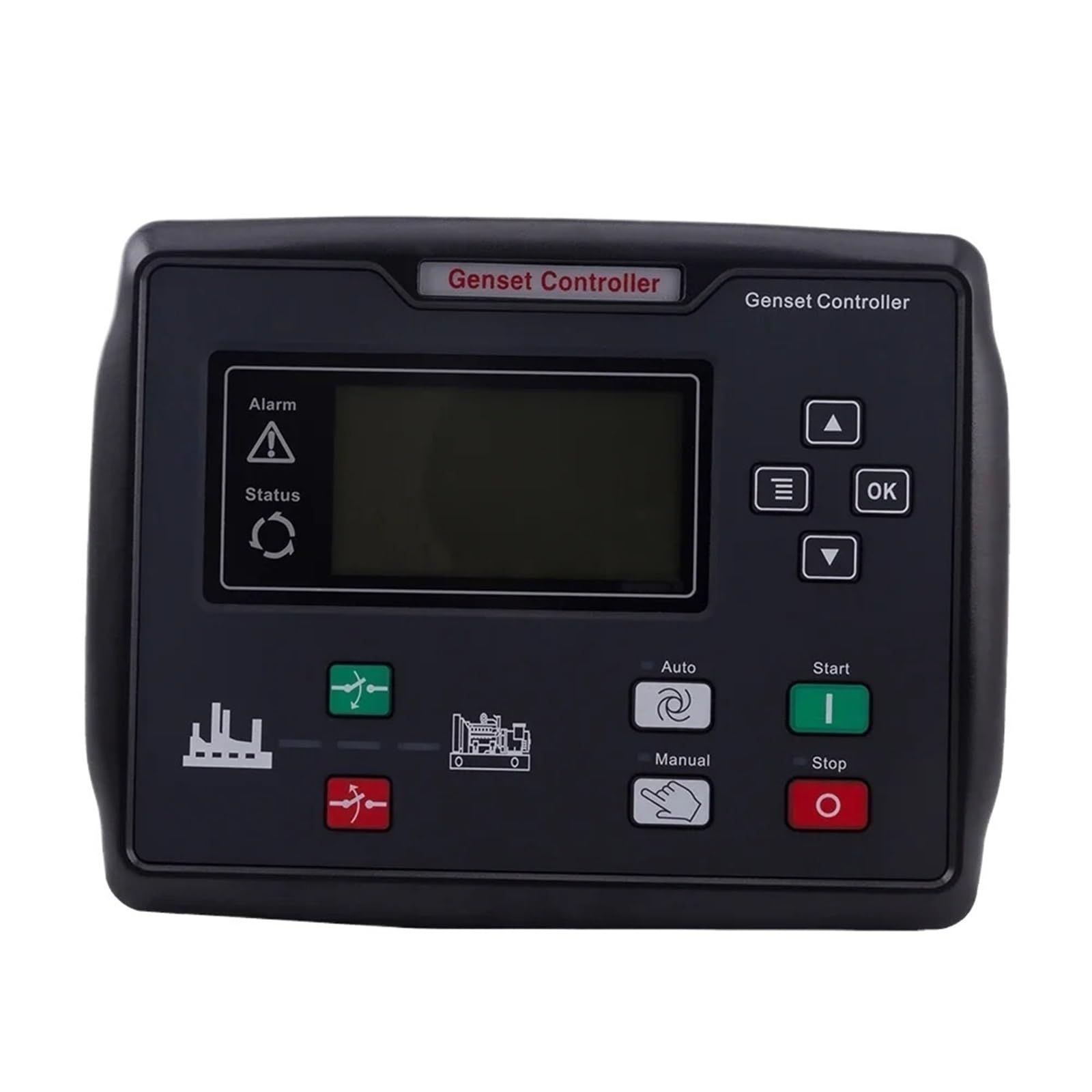 1 szt. Regulator agregatu prądotwórczego 6110N Sterowanie LCD Auto Start Zdalna płyta elektroniczna Panel monitorowania części generatora