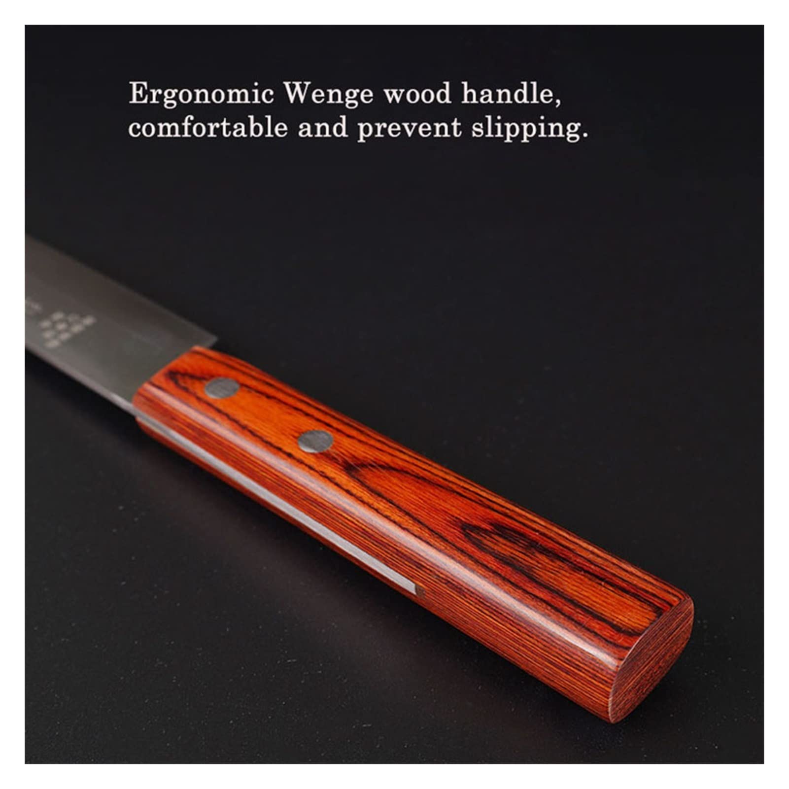 9.5/11/12 pouce Couteau Sashimi Style japonais 6CR16MOV Sancer Sharp Tranchant Sushi Sushi Filever Cleaver Couteaux Couteaux Poignée en bois couteau