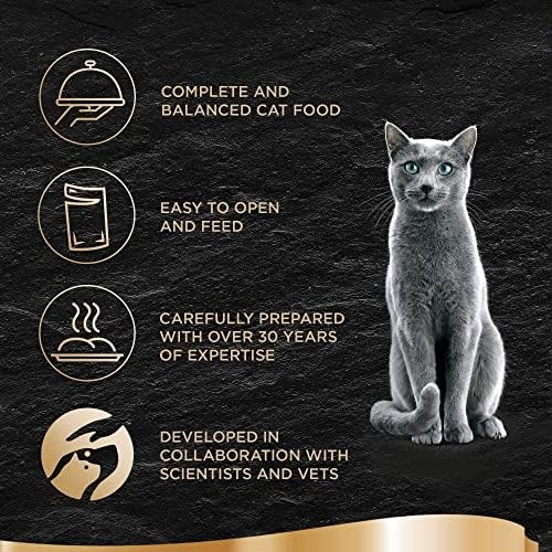 Sheba Craft Collection  Fish Selection in Gravy  Wet cat food pouches for adult cats  Pack of 4 (4 x 12 Pouches x 85 g)