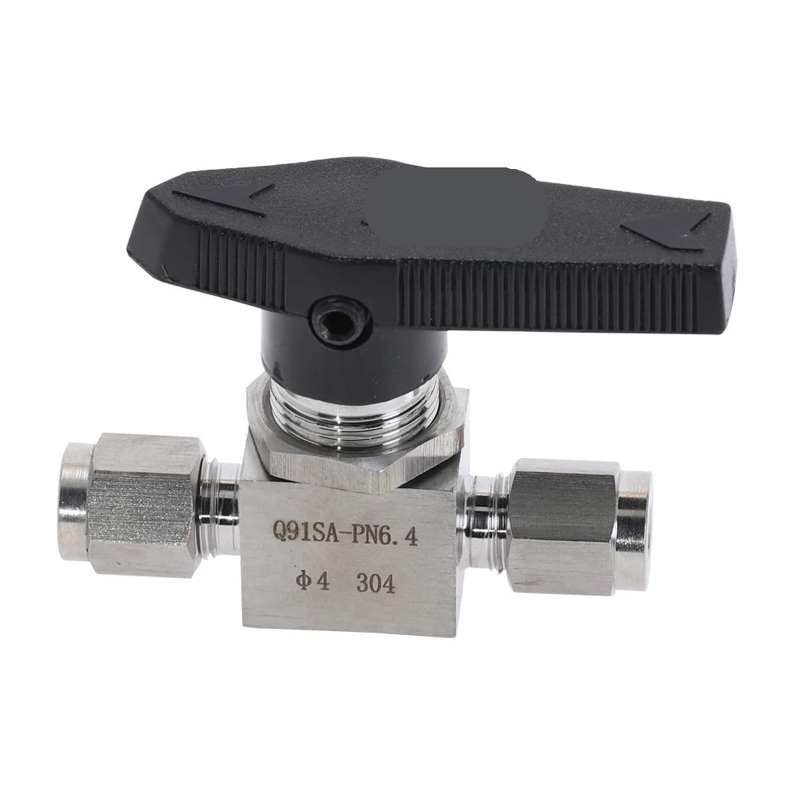Válvula de bola SS304 para control de fluidos en tubería 1/8"