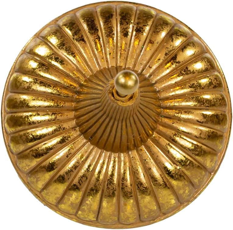 Kurt Adler 7-Inch Resin Gold Finial Holder