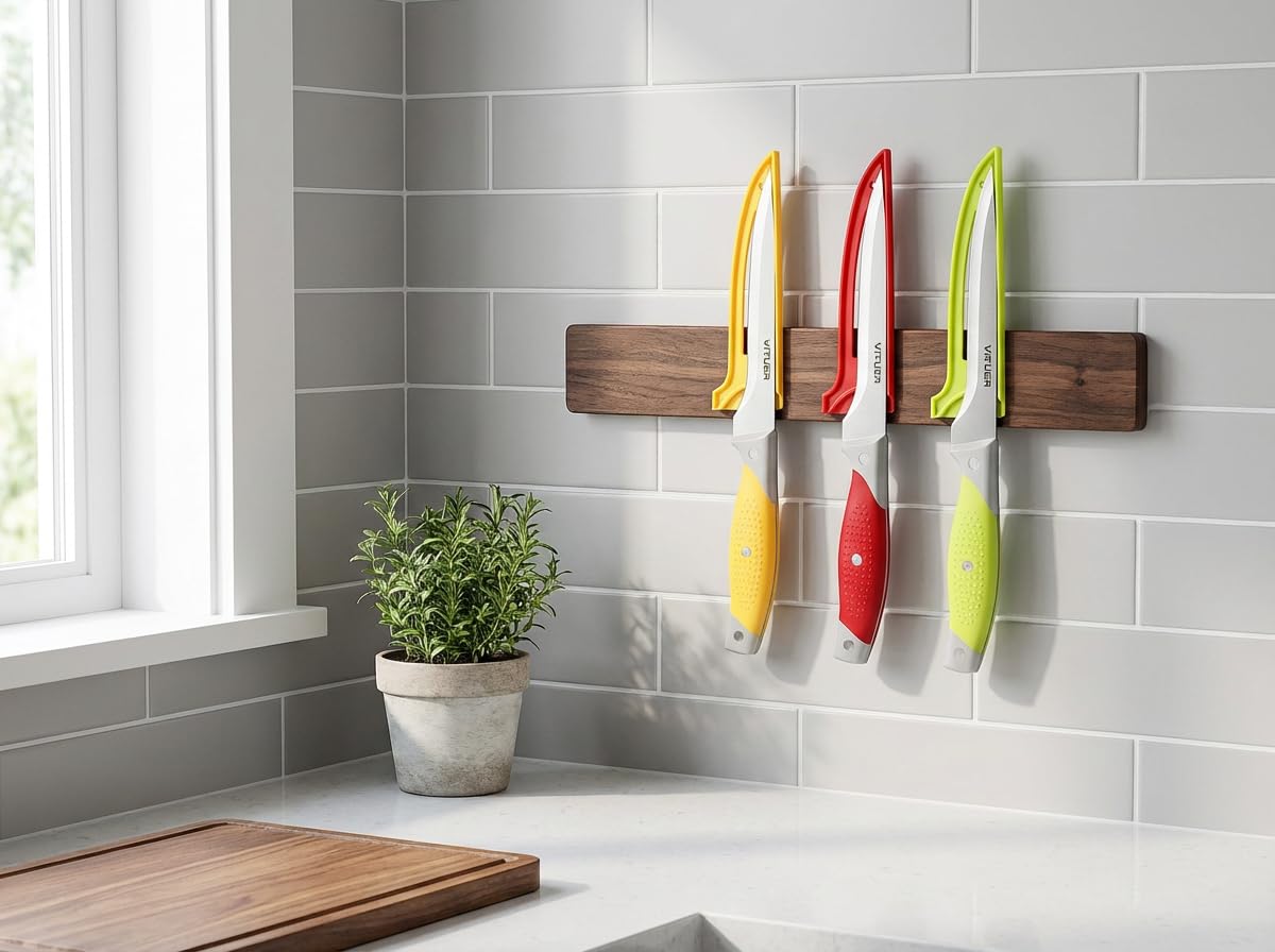 VITUER Boning Knife Set - 6 Piece Meat Cutting Knives -9 VITUER Boning Knife Set - 6 Piece Meat Cutting Knives -9