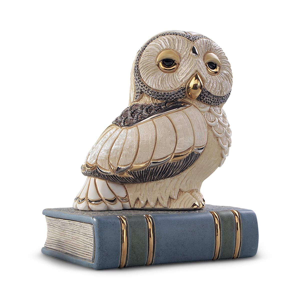 De Rosa Rinconada Owl on book Figurine