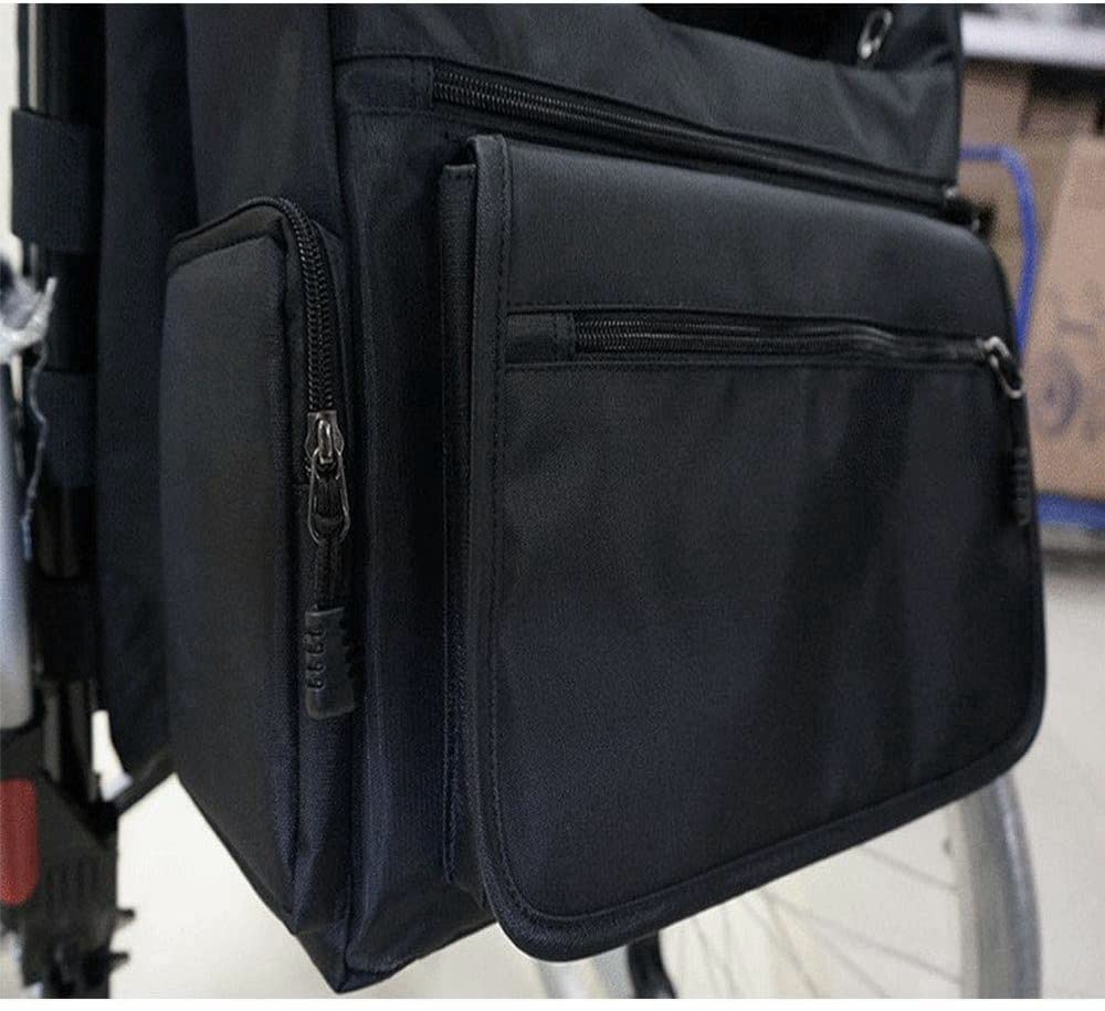 Multifunzionale Borsa per Sedia a Rotelle, Borsa di Stoccaggio per Sedia a Rotelle per Il Trasporto Borsa da Viaggio Accessori per Carrozzine Manuali Ed Elettriche
