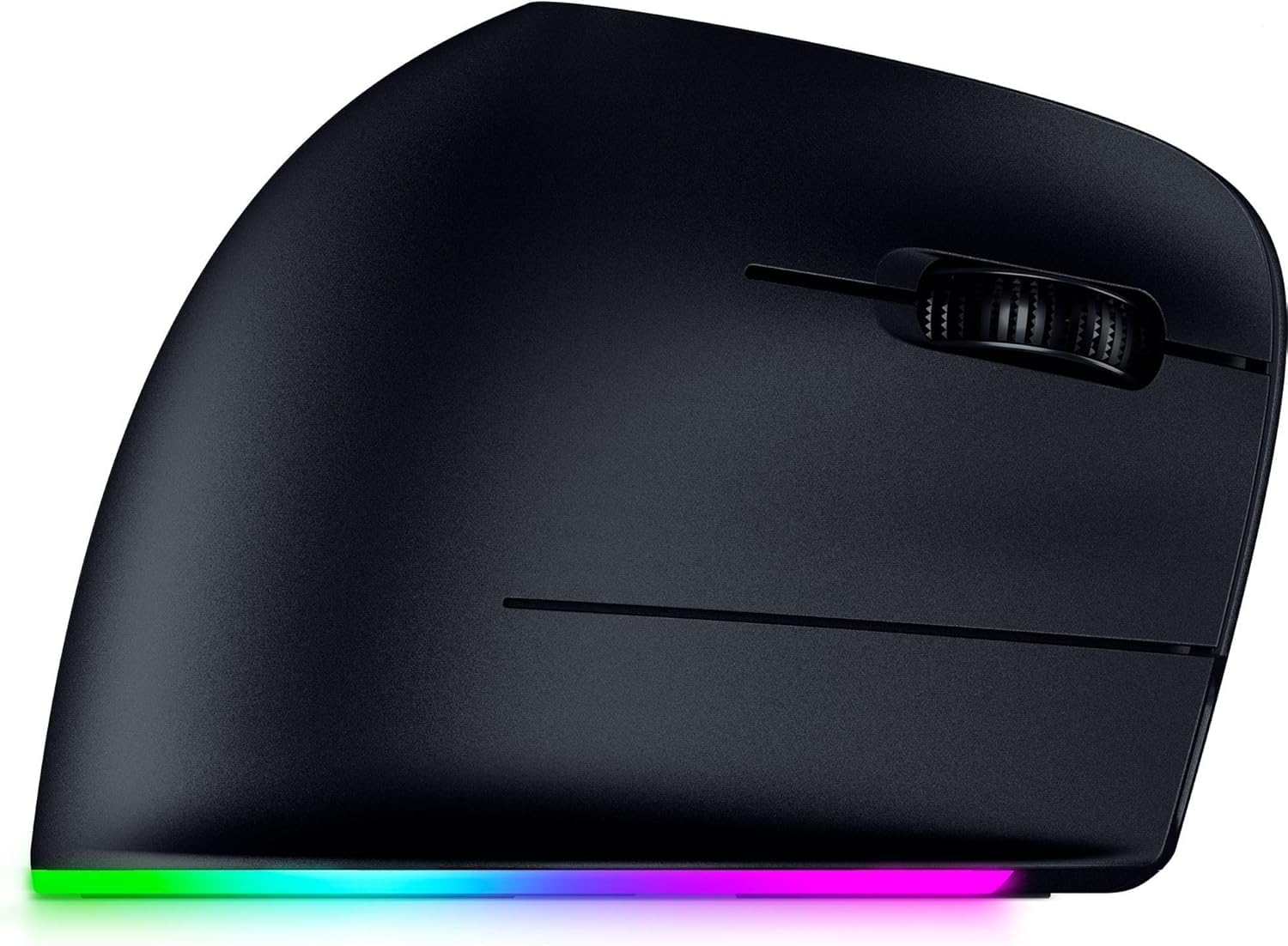 Razer Pro Click V2 Vertical - Mouse ergonomico verticale senza fili per utenti destrorsi - Assistenza IA Prompt - Sensore ottico 30K (durata della batteria fino a 6 mesi, Chroma RGB, 9 Pulsanti) Nero